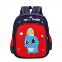 Дитячий рюкзак темно-синій. Діно та покемон.
