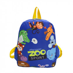 Детский рюкзак для малышей, синий. Зоопарк.