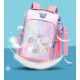 Детский рюкзак, розовый. Веселый кролик.