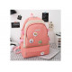 Набор школьный! Рюкзак, сумка, пенал, сумочка. Розовый. Стильные значки.