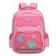 Детский рюкзак, школьный, розовый. Космические котики.