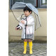 Детский зонтик прозрачный, силиконовый.