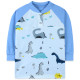 Пижама для мальчика, голубая. Нарисованные динозаврики.