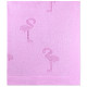 Вязаный плед, детский. Фламинго, розовый. 90*90 см.