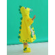 Дождевик детский с рюкзачком, желтый. Динозаврик с шипами.