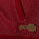 Кофта вязанная детская с капюшоном, худи, красная. Стиляга.