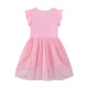 Платье для девочки, мятно-розовое. Блестящий единорог.