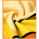 Полотенце-пончо желтое. Супер утка. 70*150 см. Микрофибра.