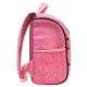 Детский рюкзак Зайка с пуговкой розовый
