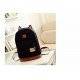 Стильный рюкзак с ушками CAT, черный